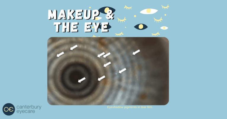 make-up in eye